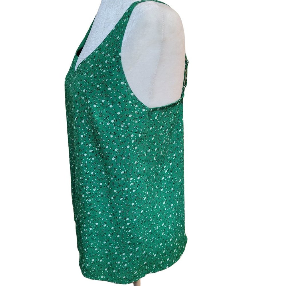Banana Republic Women's Size Small Vintage Floral Dressy Tank Spaghetti Strap - Picture 3 of 10